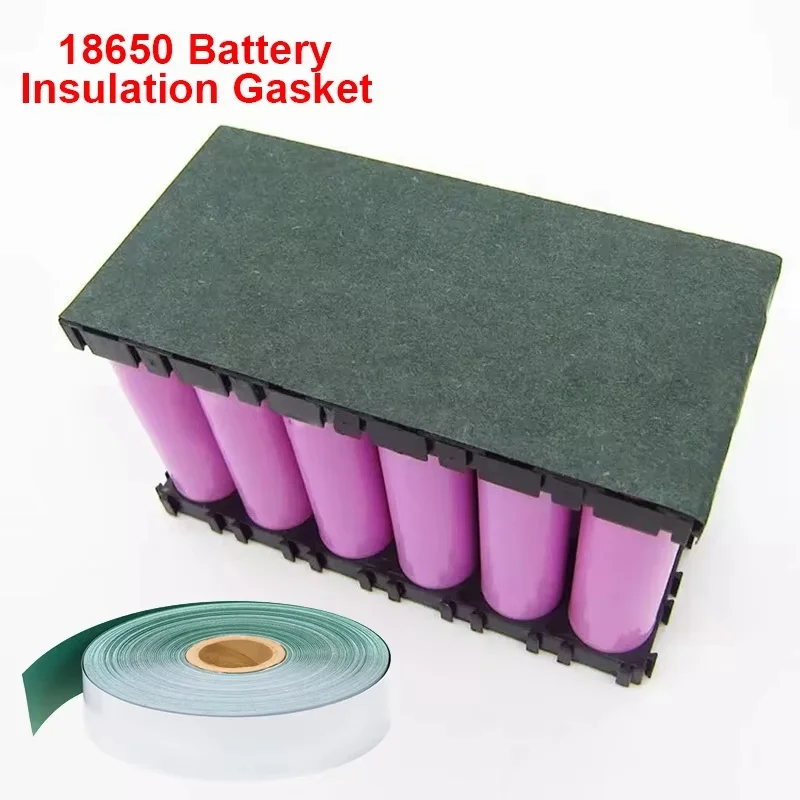 18650 21700 32650 Li-ion Battery Insulation Gasket Pack Cell Barley Adhesive Paper Insulated Isolator Pads Insulation Accessory