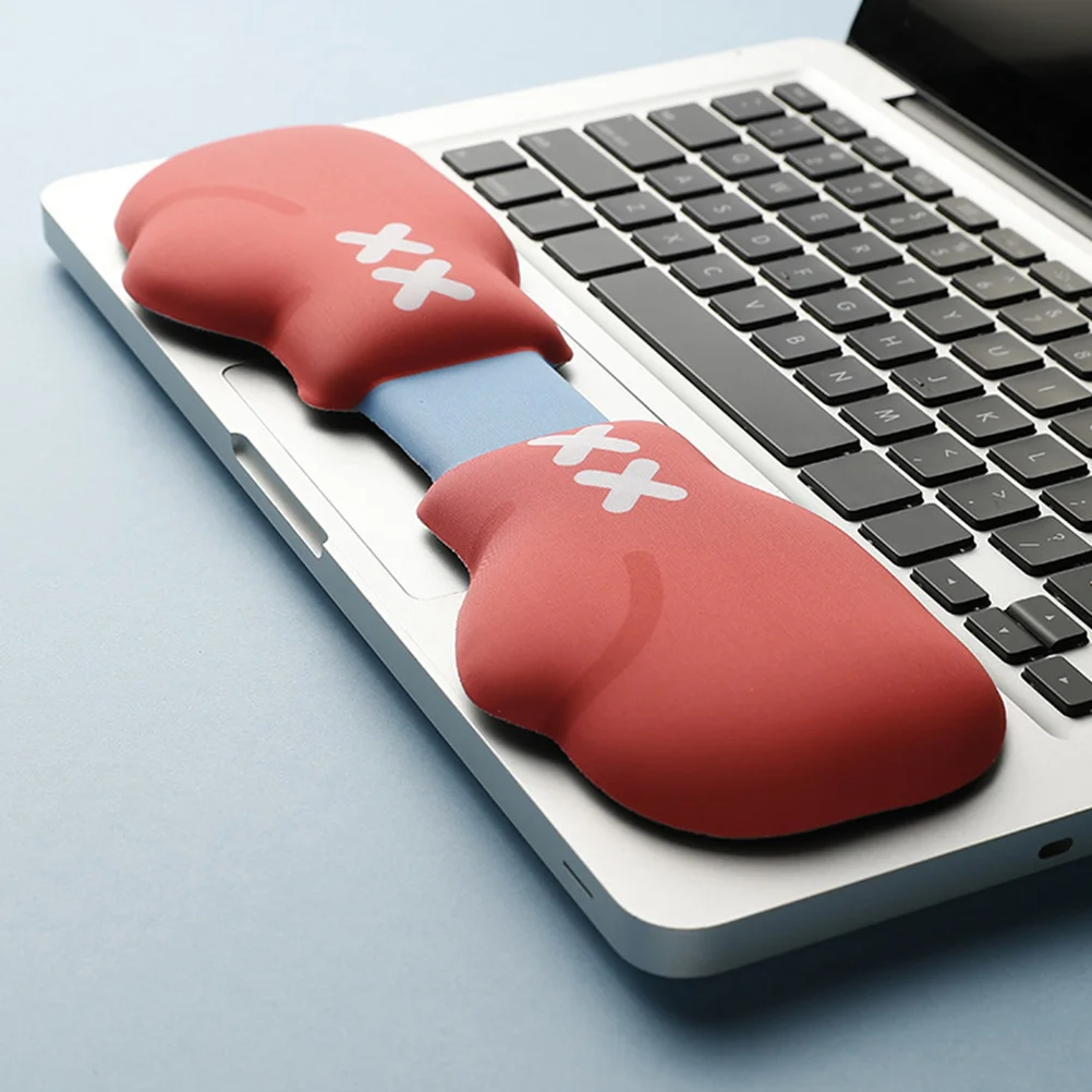 

Wrist Rest Boxing Keyboard Holder Ergonomic Large with Mat Support Guard for Office
