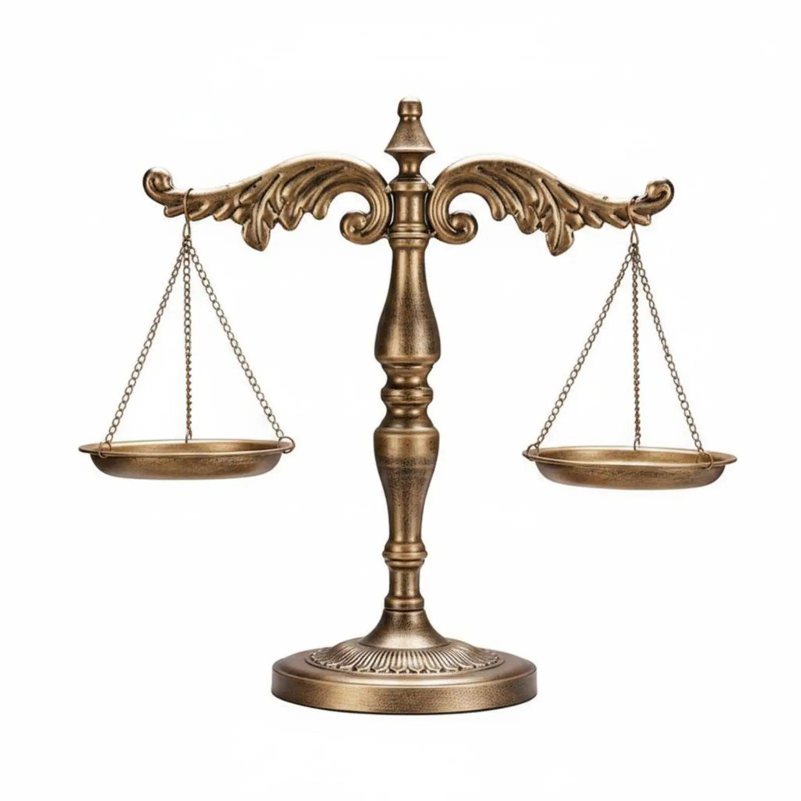 Iron Justice Scale Model European Design Decorative Balance Scale for Law Office