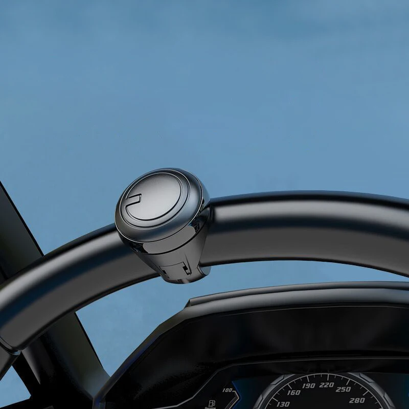 Power Handle Booster 360 Degree Rotation Helper Hand Control Steering Wheel Ball Shaped Metal Bearing Universal Fit Spinner Knob
