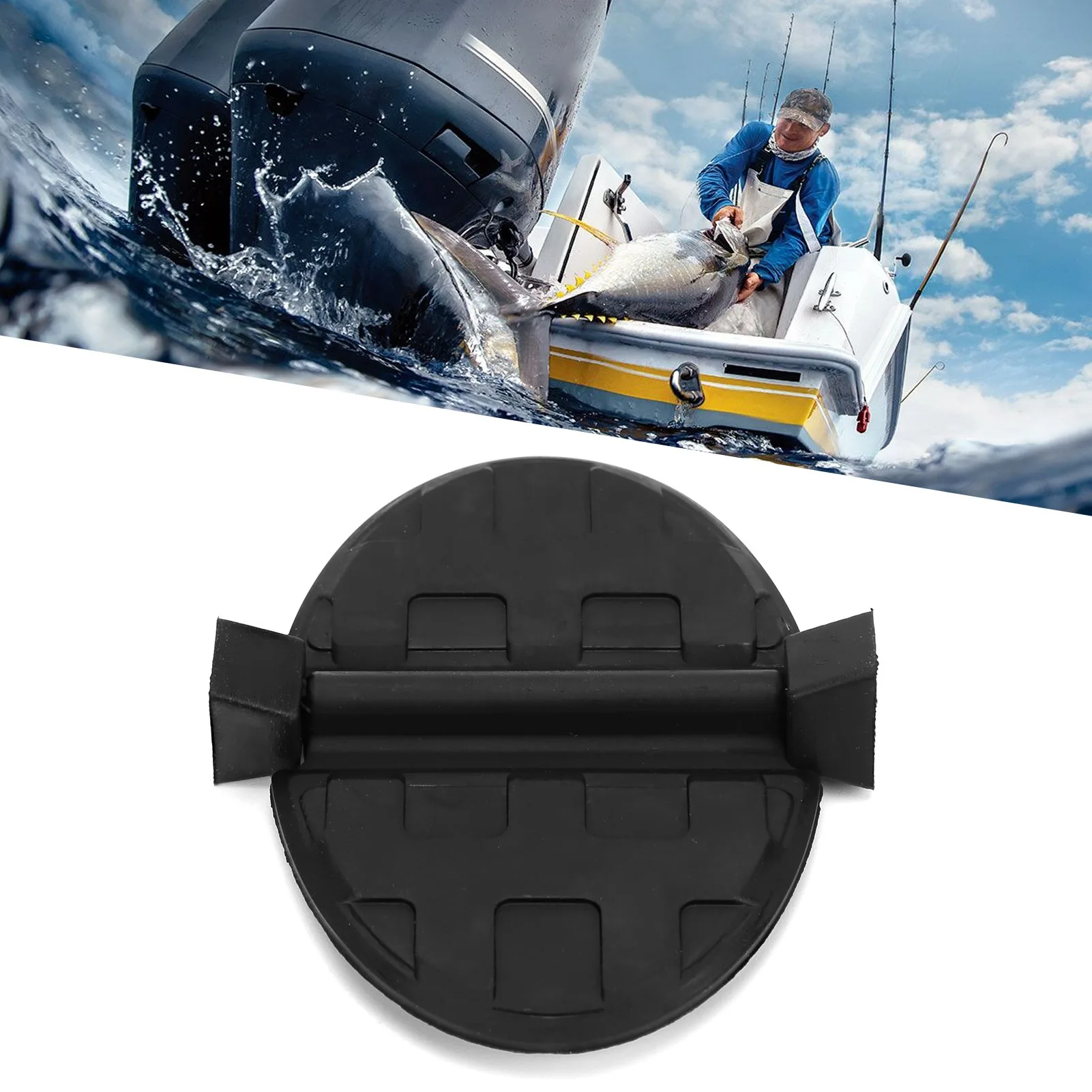 Exhaust Flapper for Mercruiser Exhaust Flapper Water Shutter with Grommets Fit for Mercruiser 2.5L 3.0L 3.7L 60930