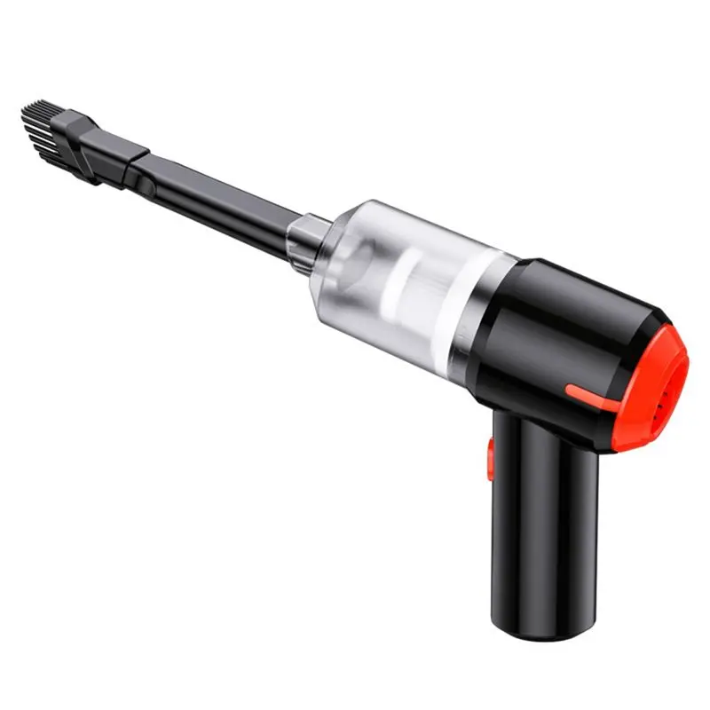 goodok 4 in 1 Wireless Car Vacuum Cleaner Charging Compressed Air Handheld High-Power Portable Car Vacuum Cleaner for Home-A