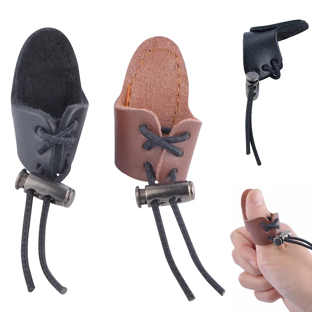 عالية الجودة الرماية الإبهام الحرس قابل للتعديل يجب أن يكون ملحق إصبع الحرس حامي كلا اليدين قوس منحني عشاق الرماية #1