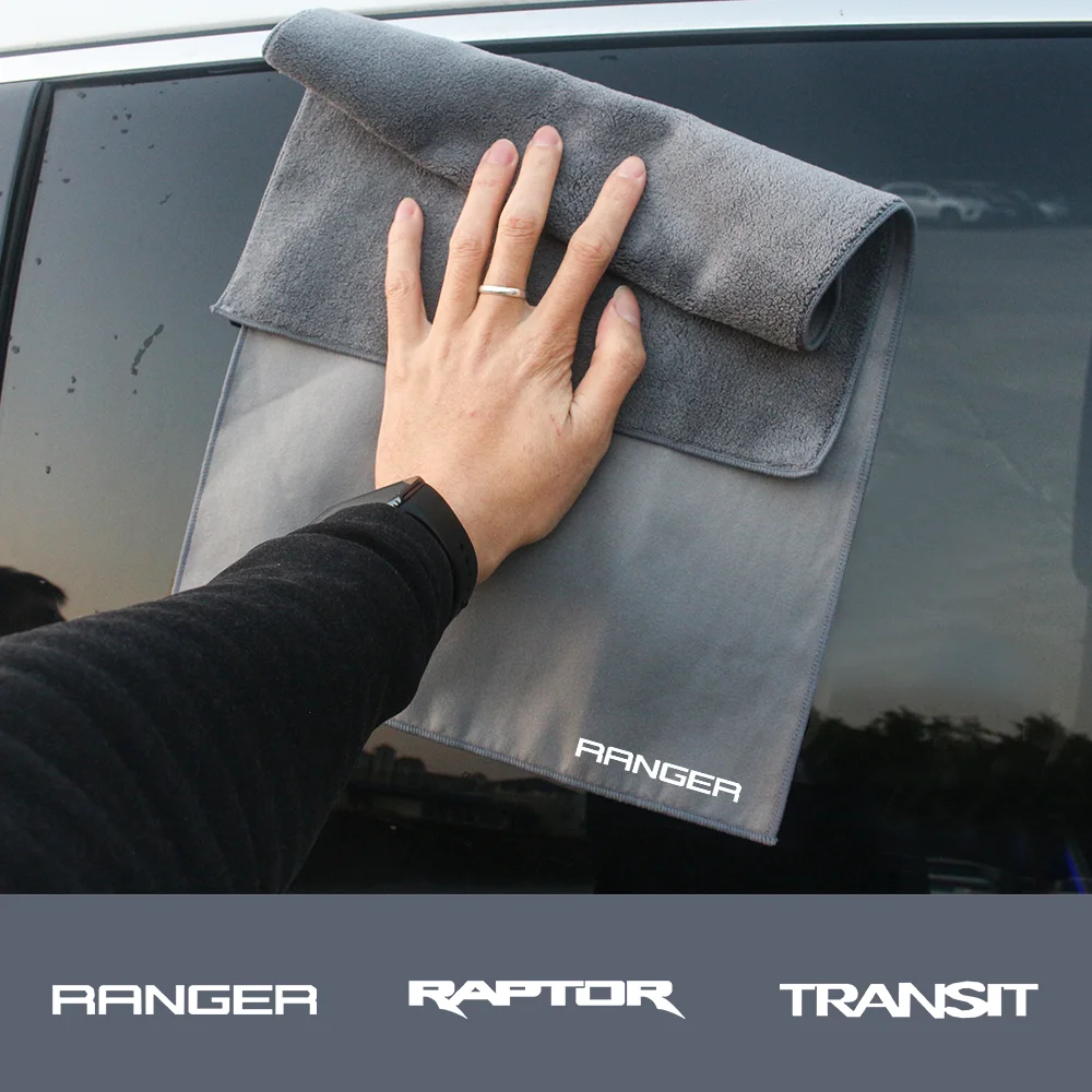 

Car Cleaning Towel Car Cleaning Cloth Coral Fleece Car Drying Towel Chamois Leather For Ford RANGER RAPTOR TRANSIT MONDEO MK4