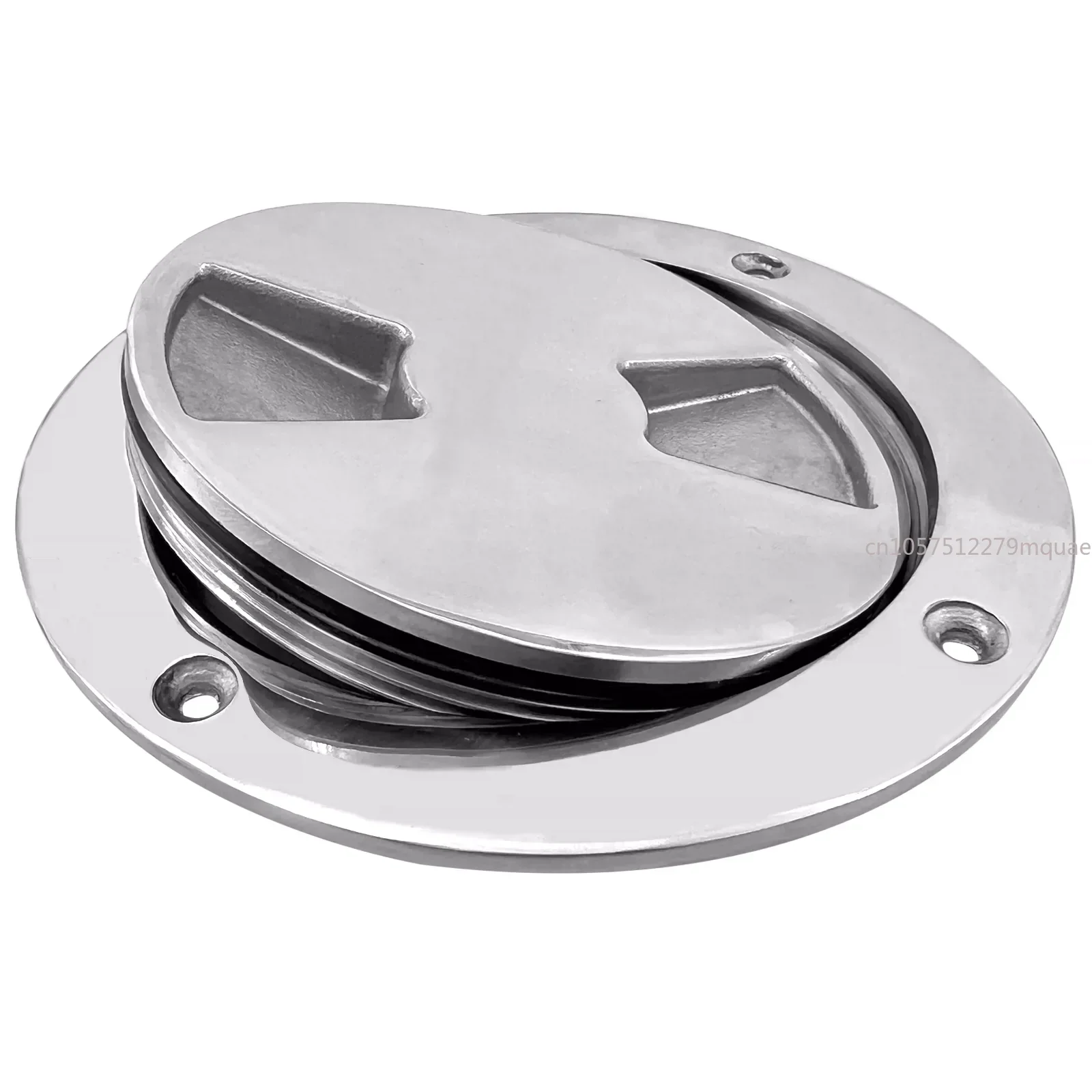 316 Stainless Steel Deck Plate, Round Ship Cabin Cover, 3/4/5/6 Inch Deck Cover