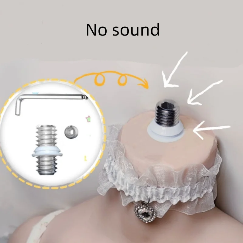 1pcs Accessory Doll Head Screw M16 Connection Screw M16 Interface 16mm Universal Model No Sound TPE Silicone Doll Neck Screw