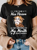 Women's Casual Graphic T-Shirt \