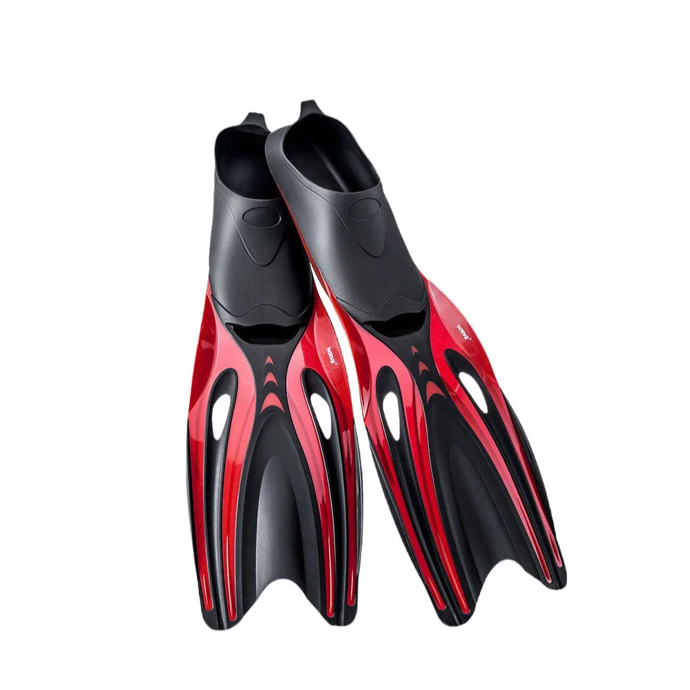 Adult Swimming Fin Snorkeling Diving Harpoon Fishing Training Fins Rubber, Material TPR