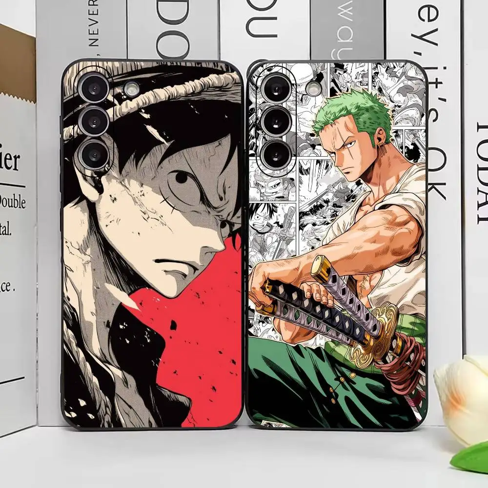 

Hot Anime O-One Piece Luffy Cool Phone Case For Samsung Galaxy A73,A72,A71,A70,A53,A52,A51,Others Soft Black Cover