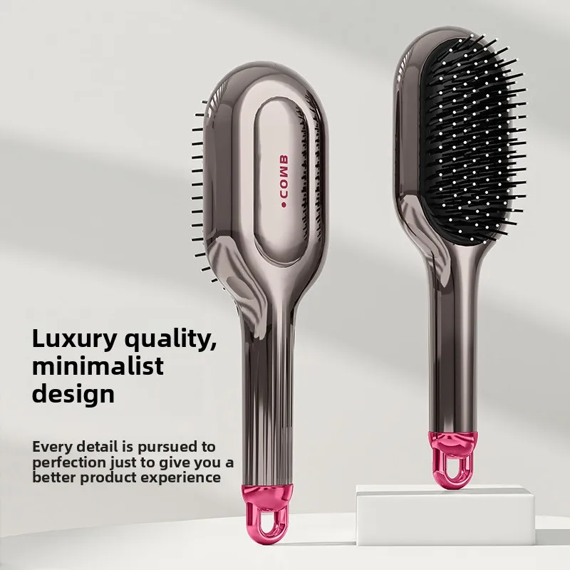Household Air Cushion Rib Comb Scalp Massage Brush Fluffy Anti-Tangle Comb for Women Long Curly Hair