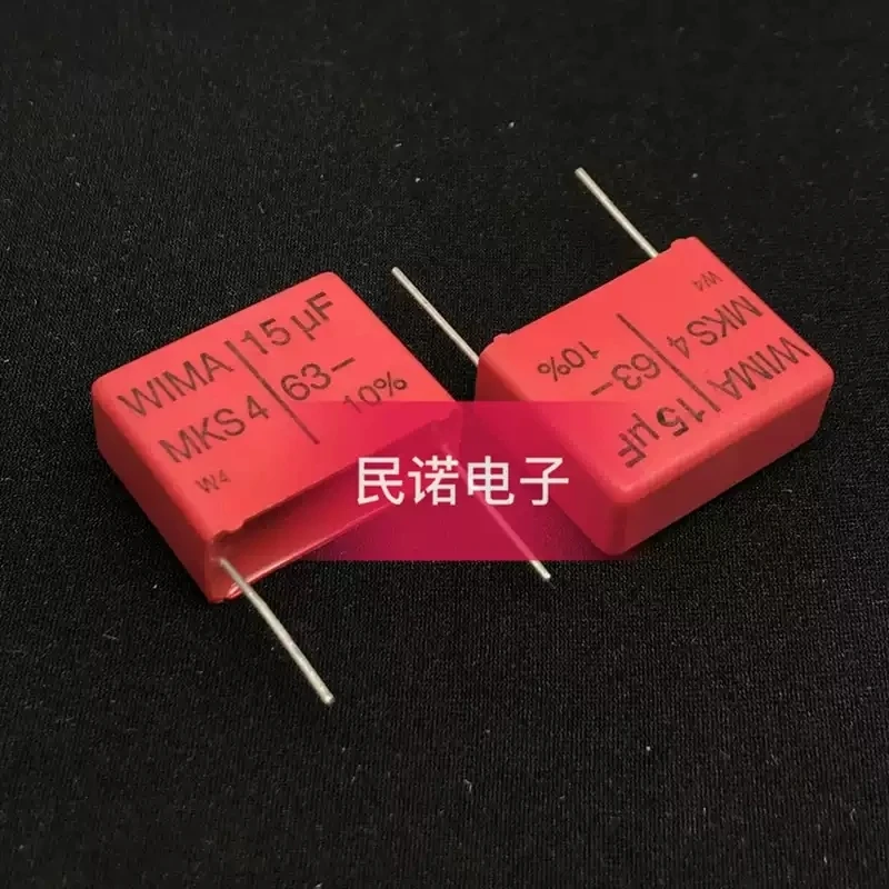 1pcs German Weima capacitor MKS4 63V 15UF 63V 156 non-polar capacitor pin distance 22.5mm