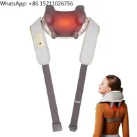 SKG Cordless 6D Deep Tissue Neck Massager with Heat | Pain Relief for Neck, Back, Shoulders | Shiatsu Massage Device | H5 Mini