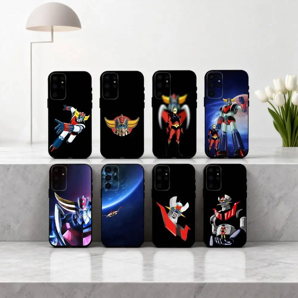 

Animation UFO R-Robot-T G-Goldorak-K Phone Case For Samsung S25,24,23,22,30,21,10,9,Ultra,Plus,Lite,FE,4,5 G Soft Black Case