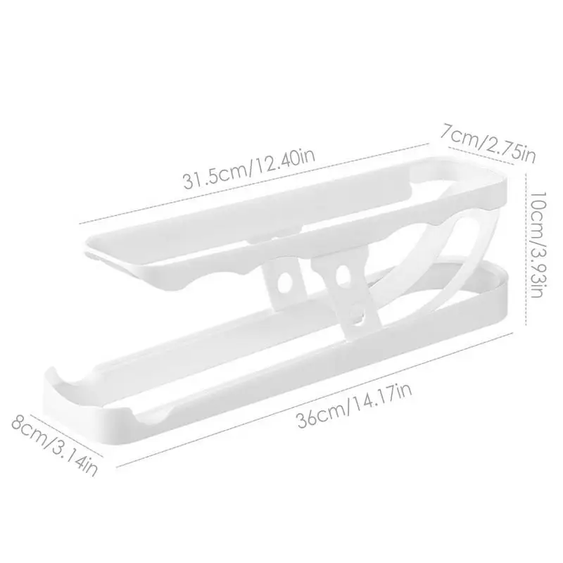 Automatic Scrolling Egg Rack Rolldown Refrigerator Egg Dispenser Egg Storage Slide Box Kitchen Egg Storage Tray for Refrigerator