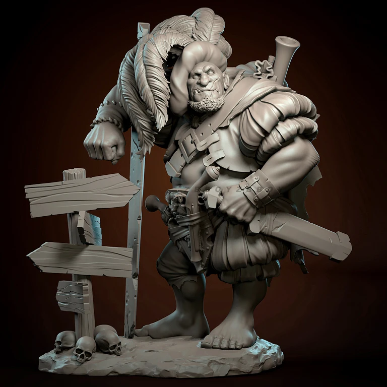 

80mm Resin Soldier model kits figure colorless and self-assembled A-2326