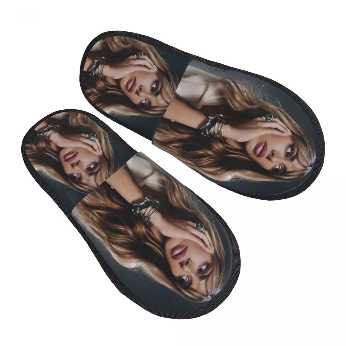 

Зимние домашние хлопковые тапочки TINI STOESSEL Futttura Album, мягкие нескользящие тапочки из пены с эффектом памяти для певицы