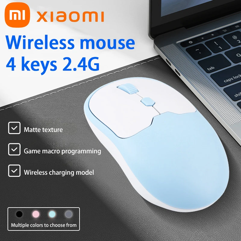 Xiaomi Wireless Mouse Portable 2.4G Silent Ergonomic Mice For Laptop iPad Tablet Notebook Mobile Phone Office Gaming Mouse