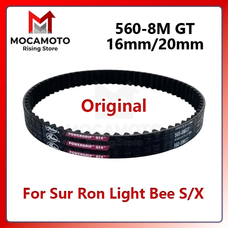 MOCA Electric Motorcycle Original Transmission Belt 8M 560 Light Bee S/X For Sur-Ron Surron Sur Ron Light Bee S/X 560-8MGT Belt