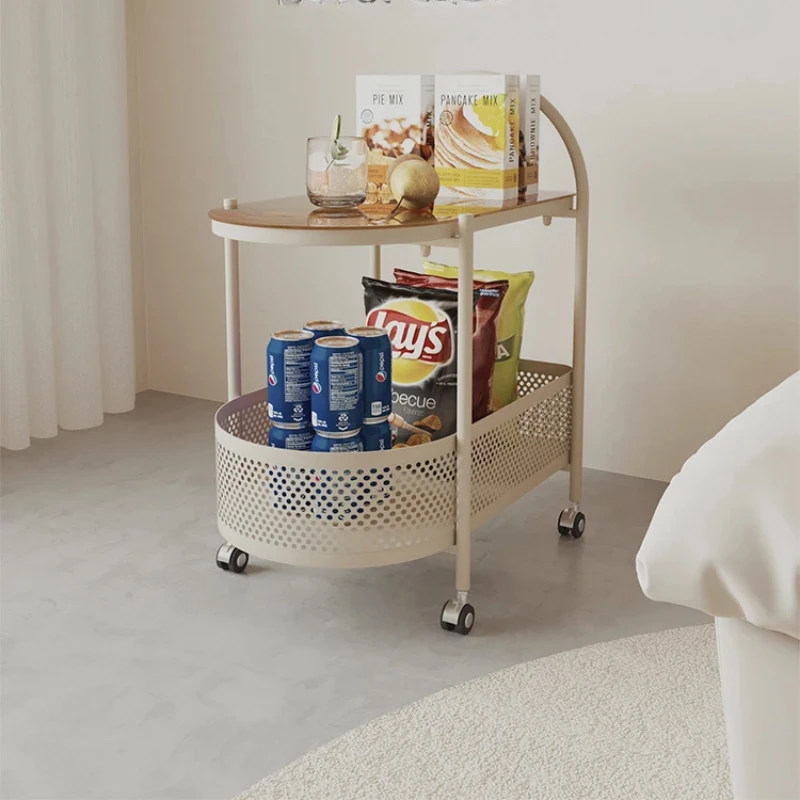 Internet ünlü oturma odası küçük sepeti depolama raf, hareketli ev yatak odası, çok seviyeli aperatif depolama raf