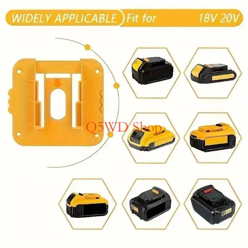 Q5WD Secure Battery Wall Mounting Electric Tool Bracket Fixing for Workshop Operators