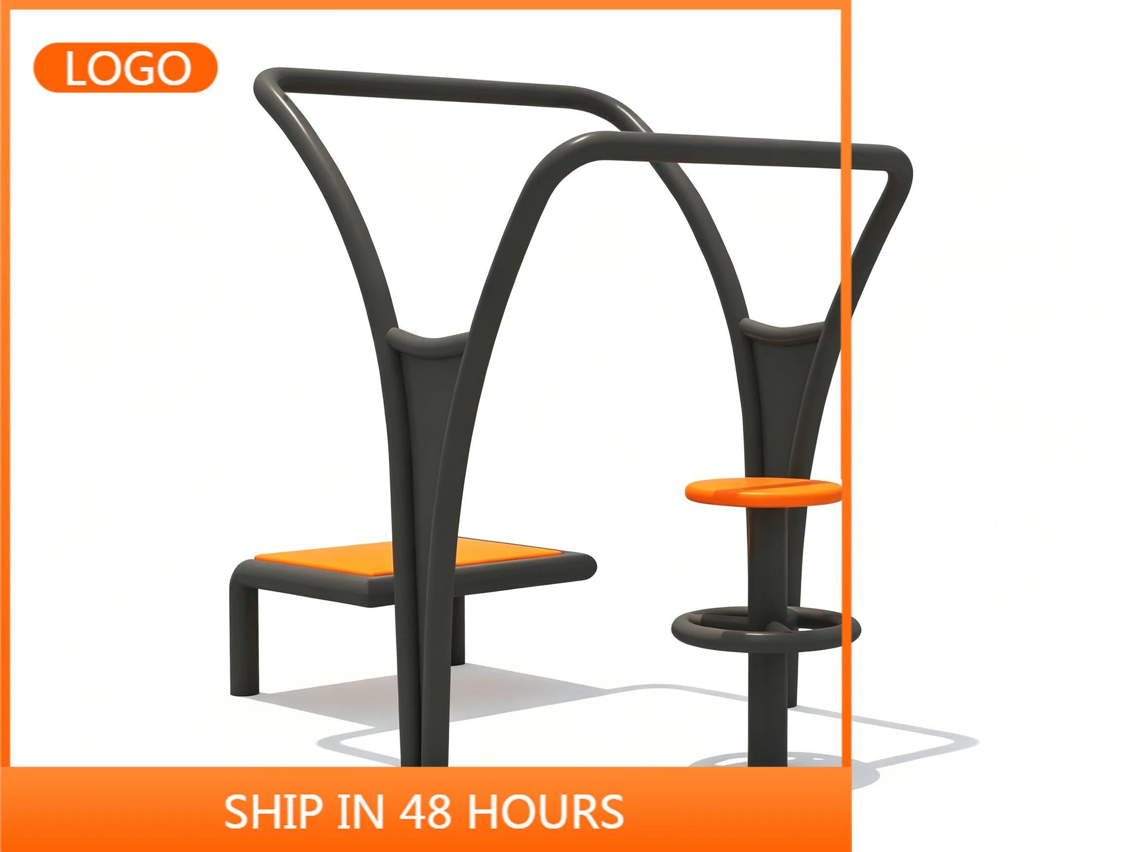 Dual User Galvanized Steel Outdoor Waist Twister Air Walker Fitness Equipment for Adults