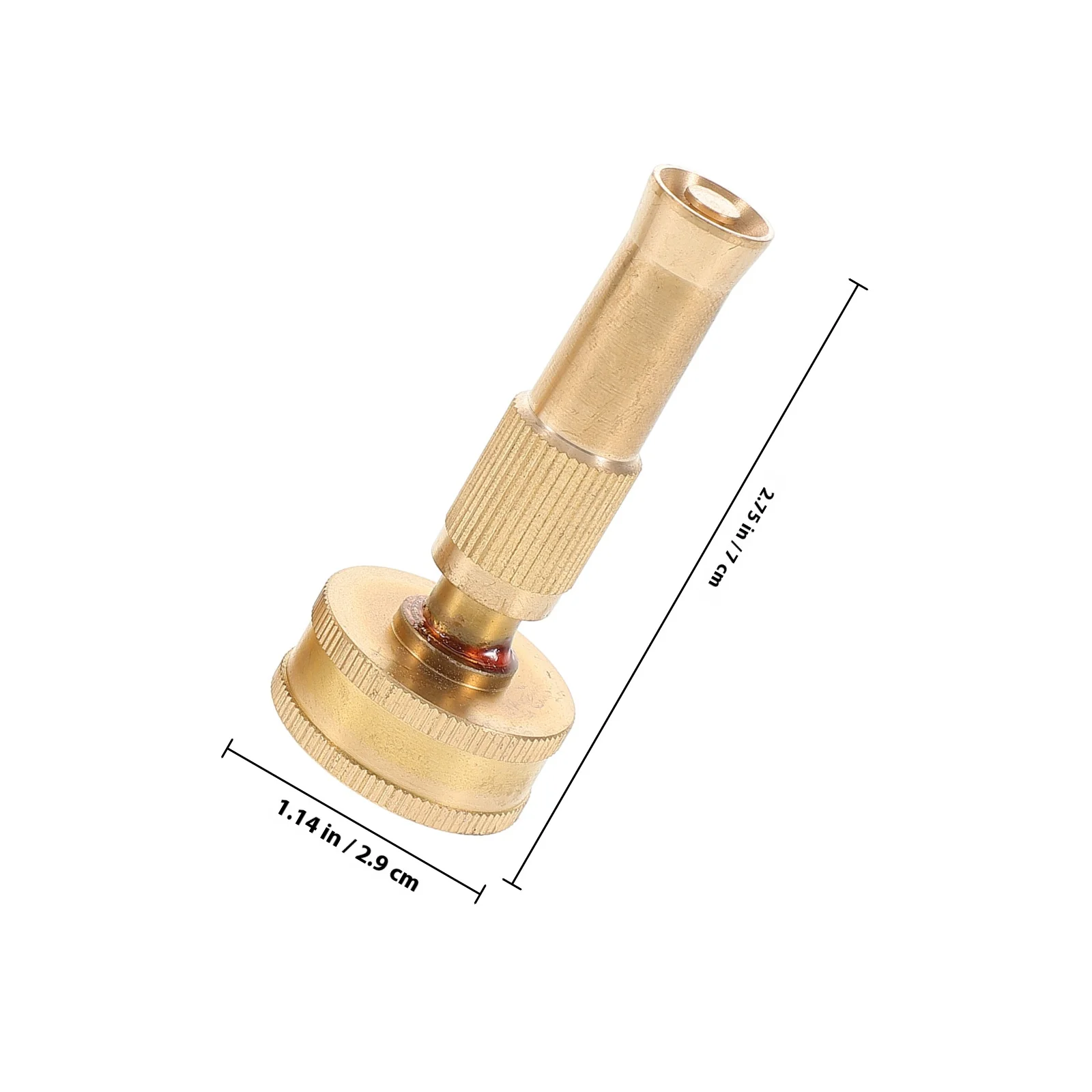 2 قطعة فوهة التغشية النحاسية موصل ارتداء مقاومة للاستخدام الآمن طويلة الأمد خرطوم المياه خرطوم البخاخ الفوهات فوهة الرش #4