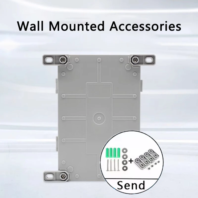 Gray/Transparent Cover Enclosure Power Junction Box ABS Plastic Hinge IP66 Waterproof Outdoor Electronic Distribution Box