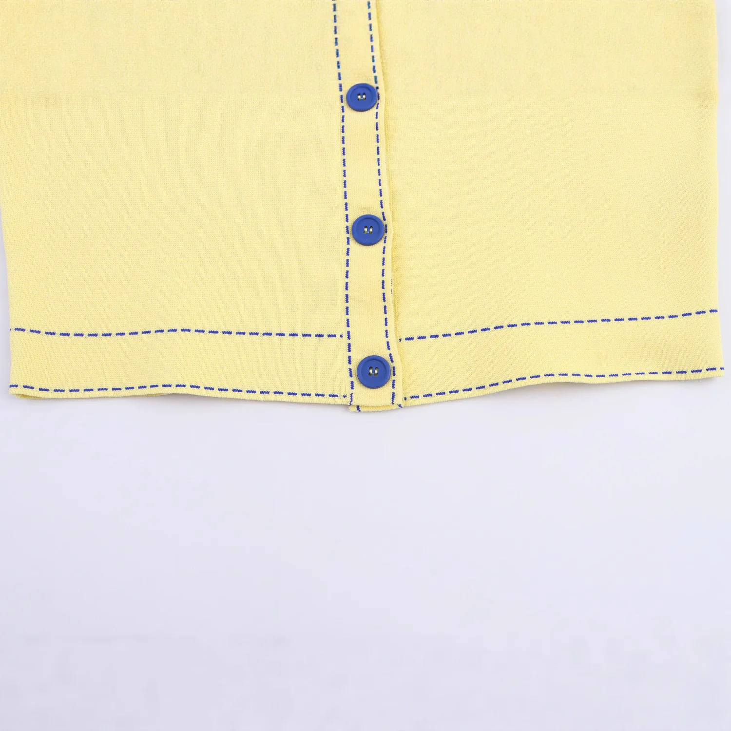 

Faionable Sweet Knitted irt Jaet Line Stitched Early Autumn New Arrival Women's Casual Nine Sve Length Outerwear