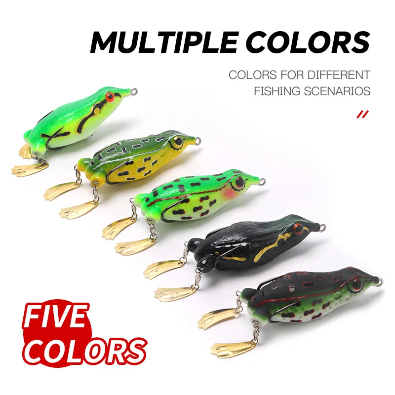WEIHE 1pcs 2nd Generation Frog Lure 12cm 25g, Artificial Bait for Snakehead Fishing