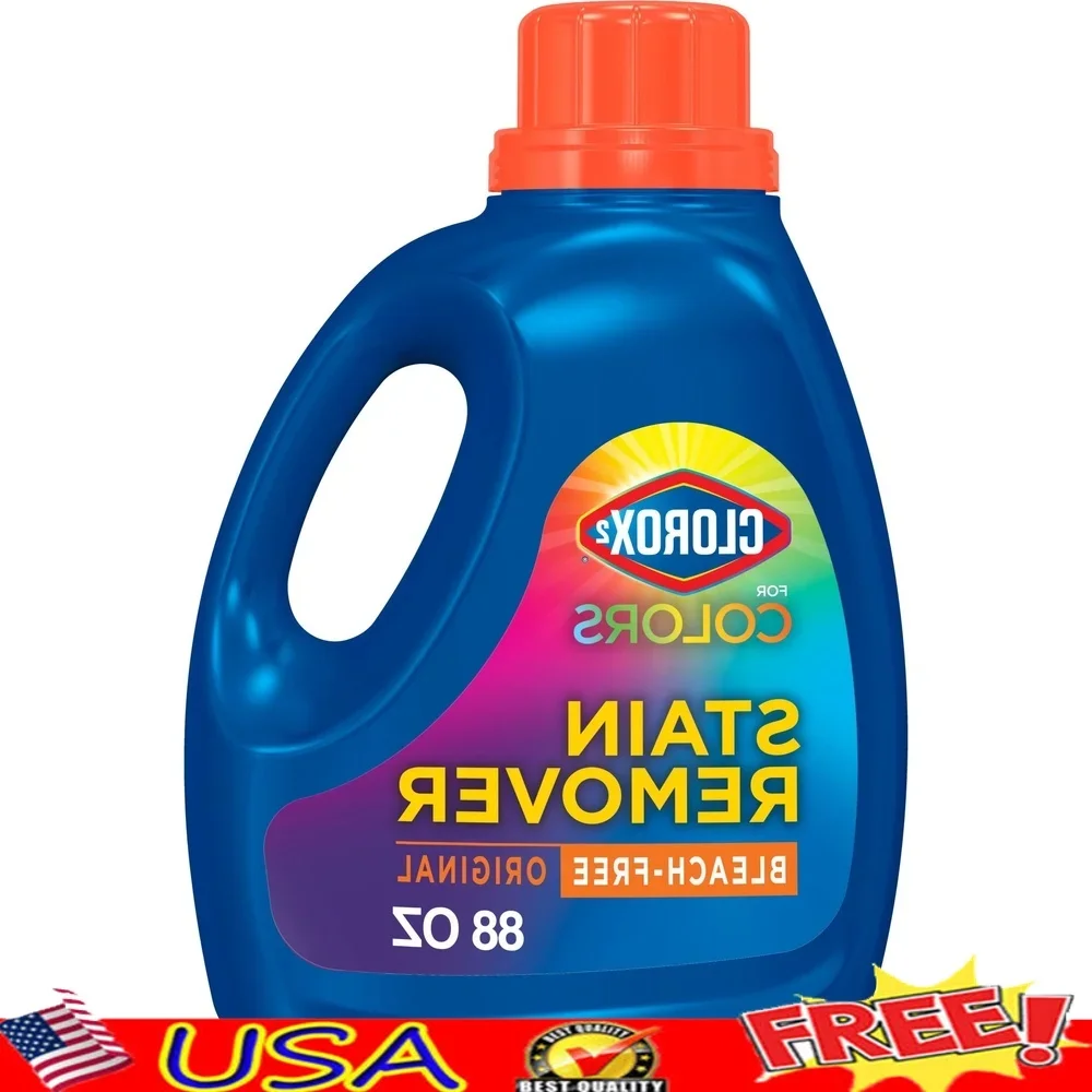 

Мощное пятновыводитель цвета, добавка для стирки, без отбеливания, свежий аромат, формула 3 в 1, очиститель для нескольких поверхностей, безопасные ткани, 88 унций