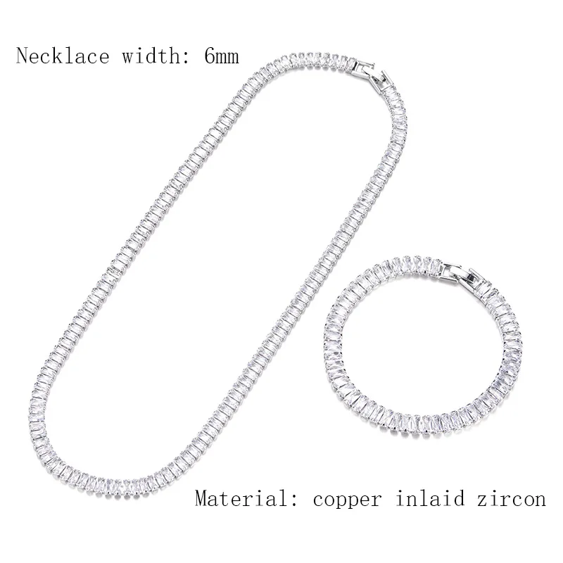 DOREMI Fashion Custom Name Iced Out initial Letters Chain Cubic Zirconia Pendants Necklaces Men's Zircon Hip Hop Jewelry