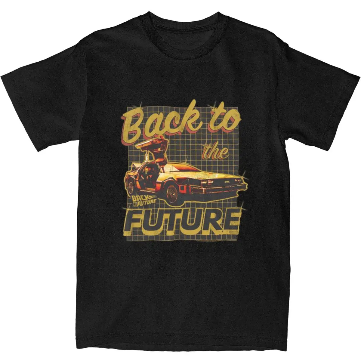 Men's T-Shirt Back To The Future T-Shirts Novelty Tv Show Summer Tees Vintage Print Cotton Clothes Gift