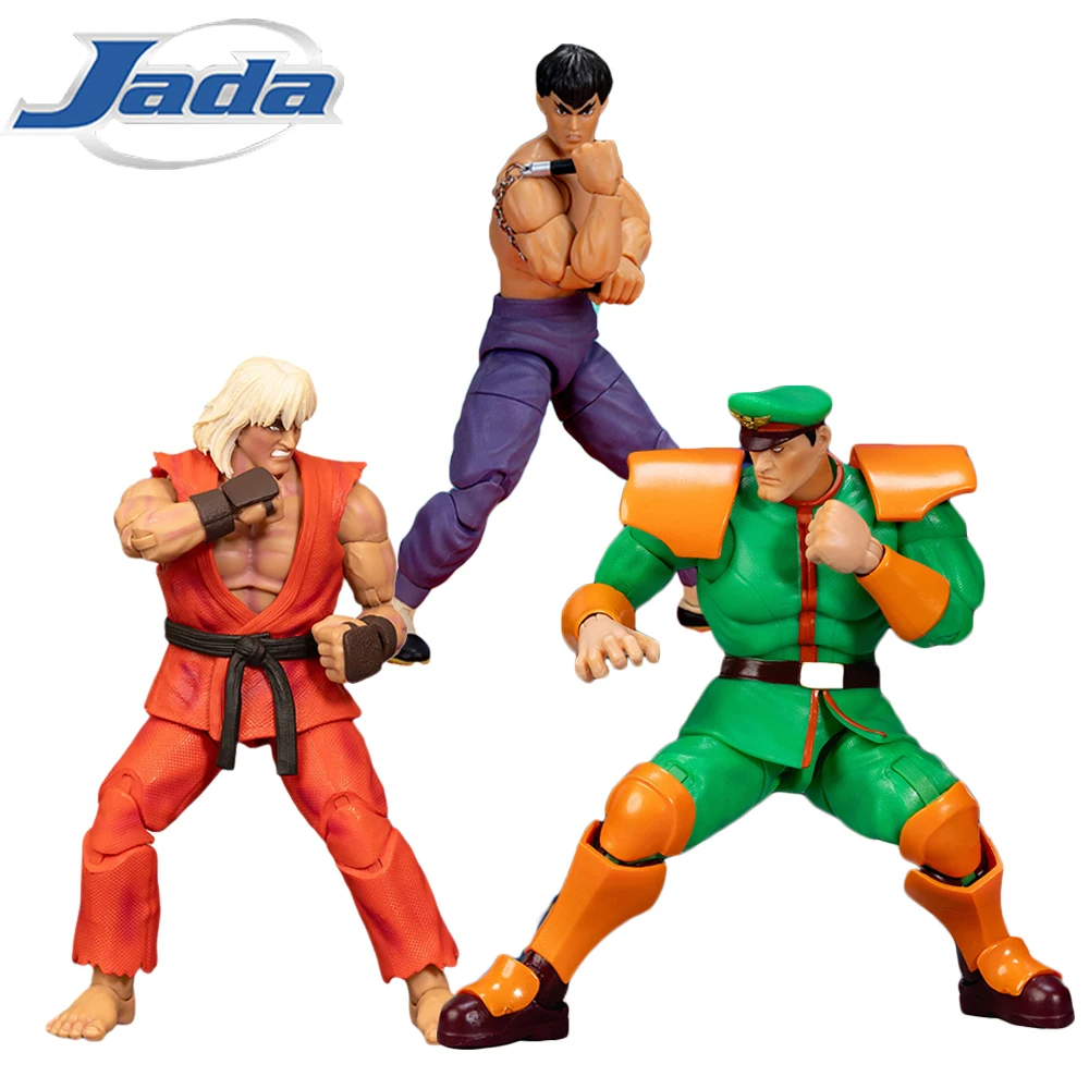 

Genuine Jada Street Fighter II Action Figures 1/12 Scale SDCC Exclusive Dhalsim Vega Characters Articulated Toys Gifts for Boys