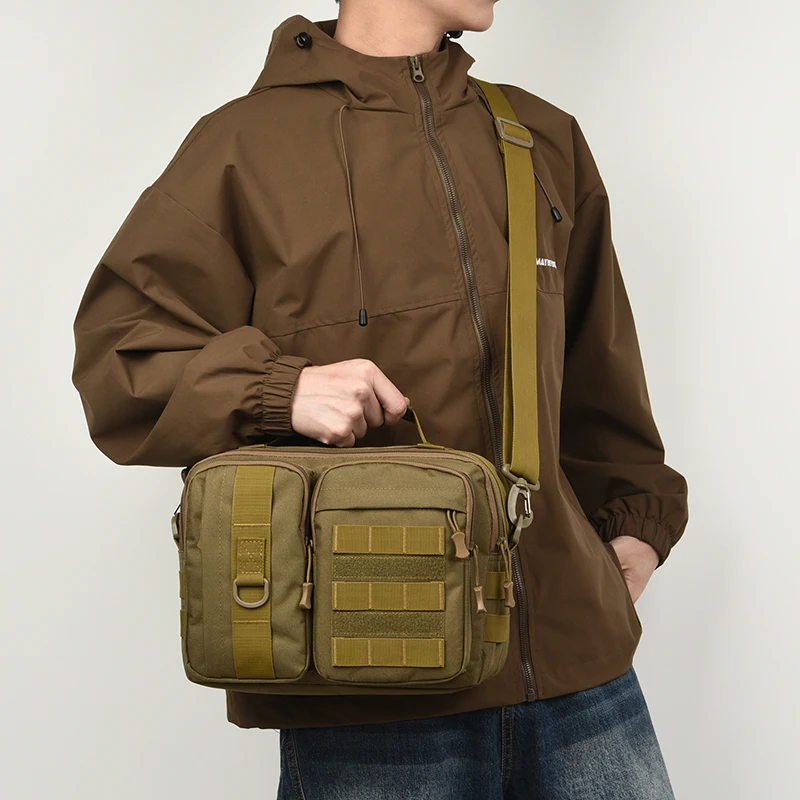Outdoor Multifunctional Commuting Diagonal Crossbody Bag Sports Lightweight Camping Climbing Trekking Travel Molle Road Bag