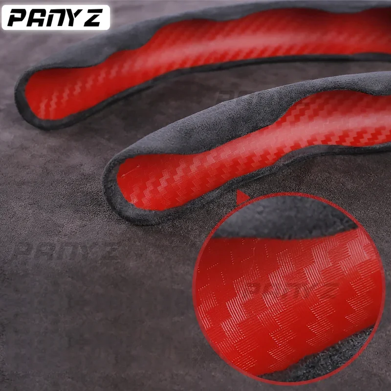 Non-slip Car Steering Wheel Cover Suede For Peugeot 208 2008 308 3008 408 4008 508 5008 107 206 301 Car Accessories