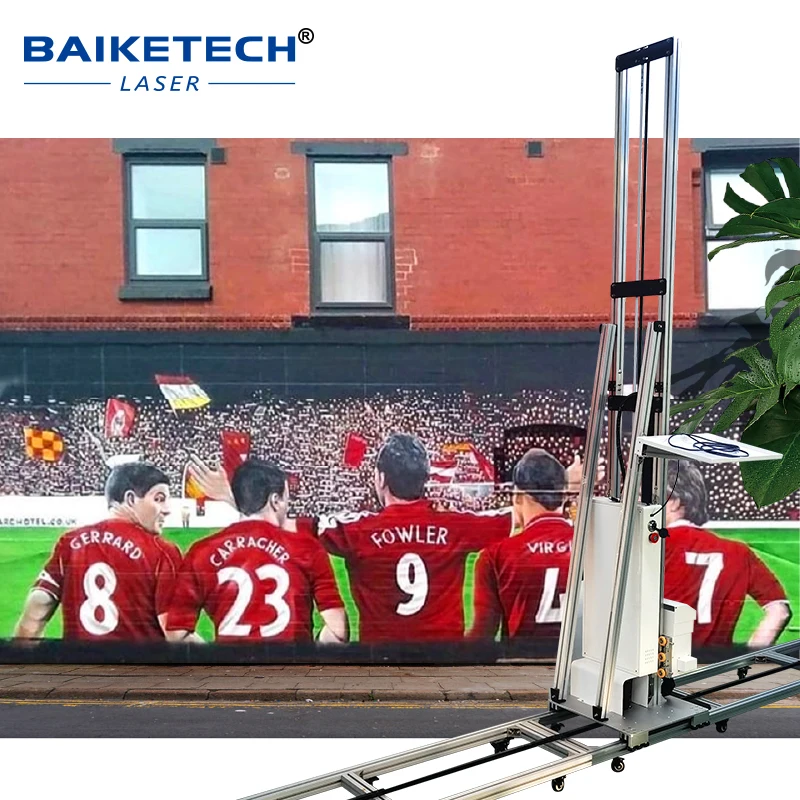 TH-UP1600W 3D آلة طباعة الجدار العمودي CMYKW UV النافثة للحبر مزدوجة الرأس I1600 الفوهات