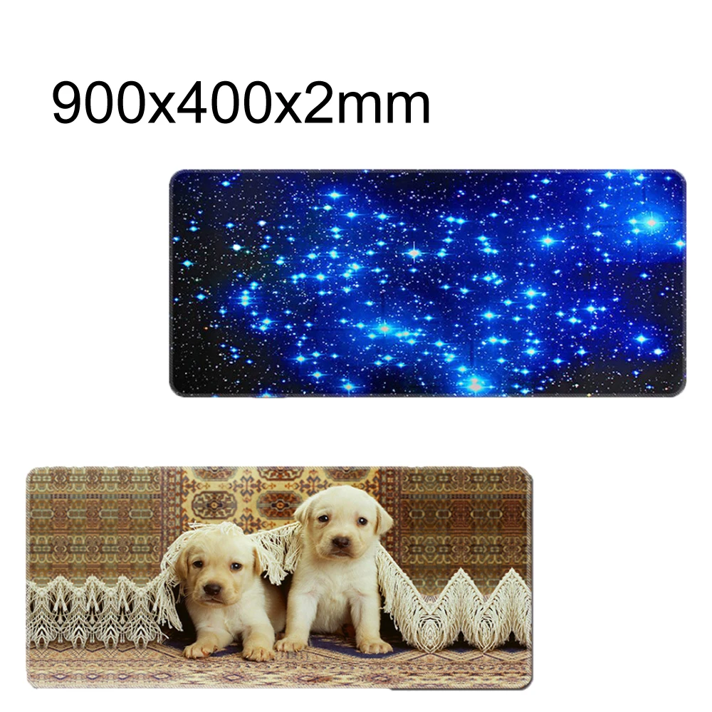 

900x400x2mm Large Extend Mousepad Anti-Slip Mouse Pad Locked Edge Hentai Carpet For Valorant Alfombrilla Para Raton De Ordenador