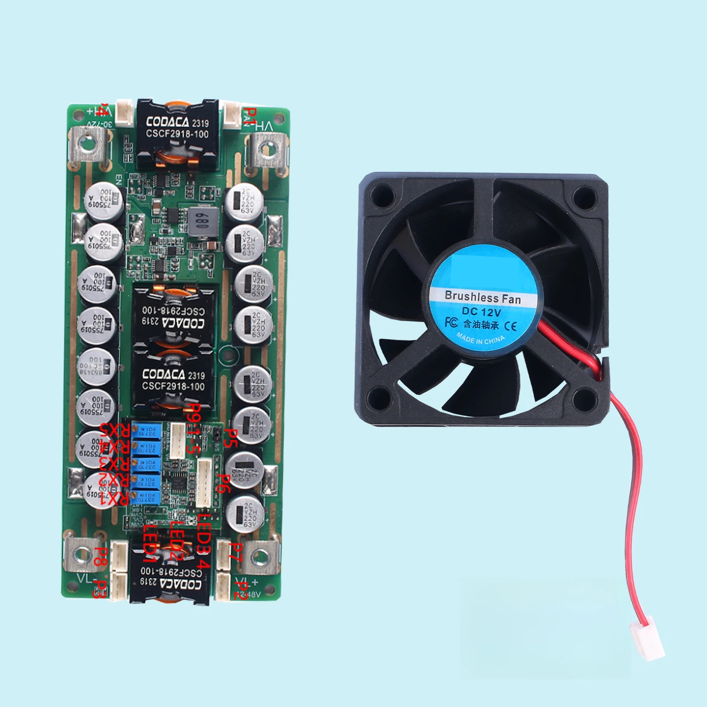 60V 80V 100A 2KW DC-DC High-power Two-way Power Supply 12-56V 24-72V Fuel Cell