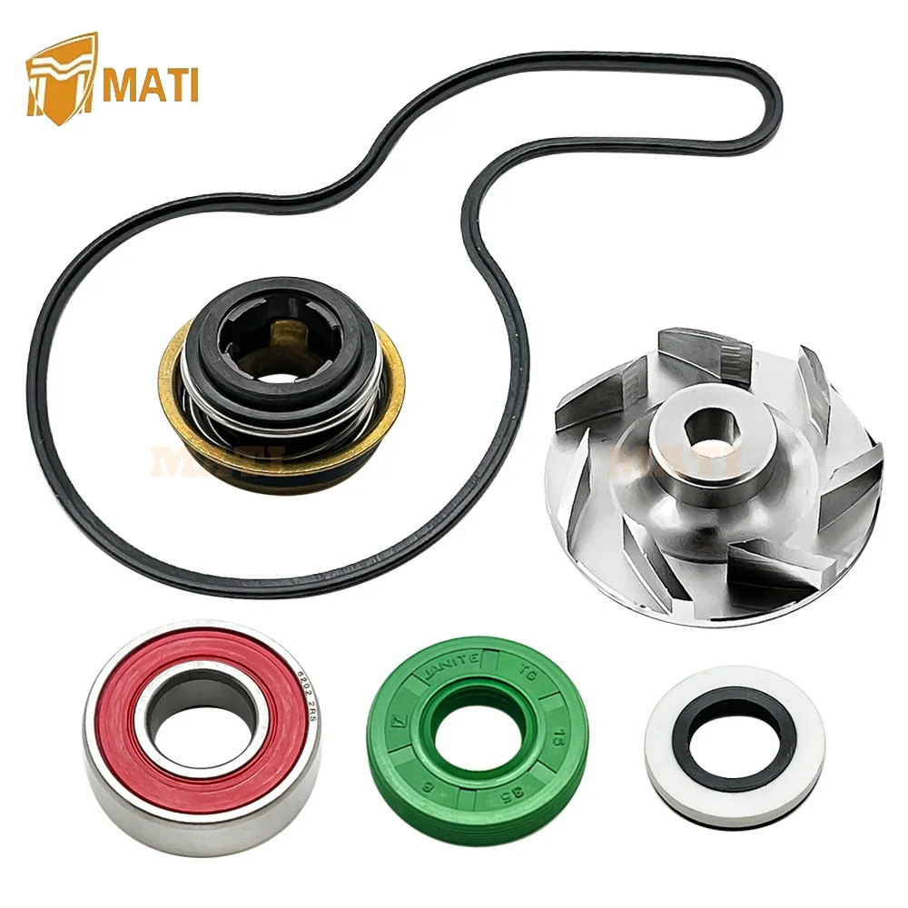 

Water Pump Rebuild Kit Aluminum Impeller for Polaris Sportsman 600 700 800 Ranger 700 800 RZR 800 Frontier 5433684 3610075