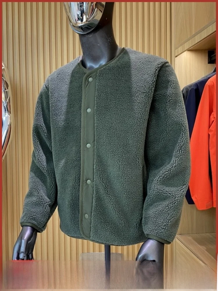 

Thiened Fce круглая мужская модная универсальная теплая осенне-зимняя верхняя одежда Ne Jaet из полиэфирного волокна