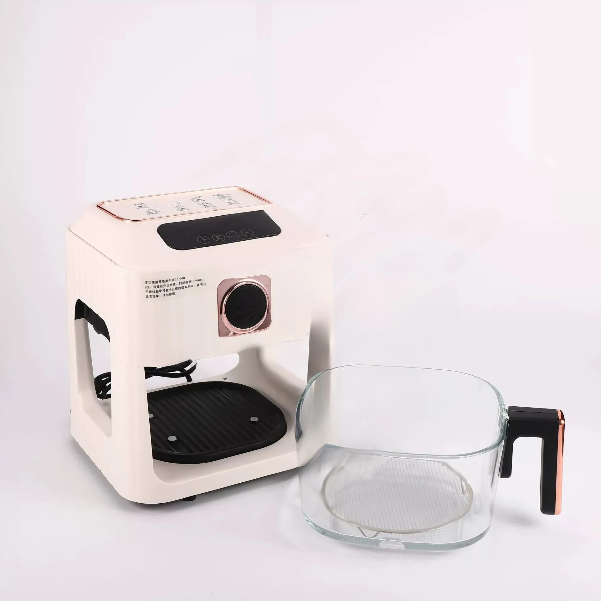 

Multifunctional 110v Air Fryer with Visible Glass, Oil-Free Household Air Fryer