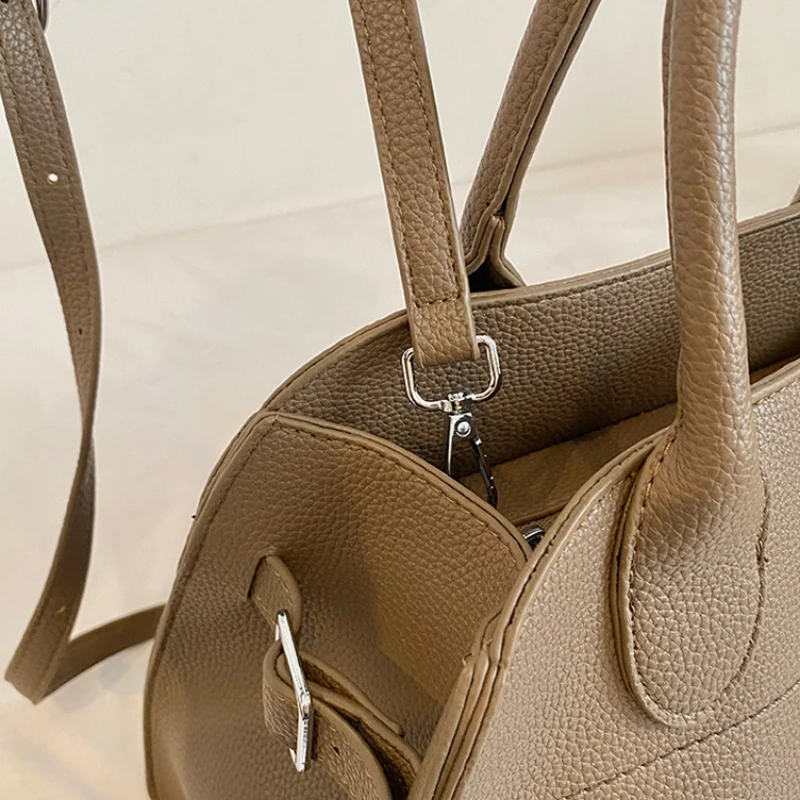 Modische Große Tragetasche, Vielseitige Pendler- und Reise-Schultertasche, Lässige Koreanische Premium-Luxus-Handtasche mit Griff – Detail 26