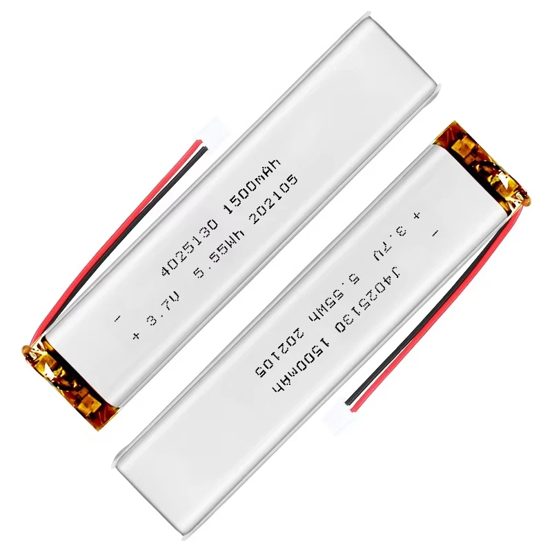 3.7 فولت 4025130 بطارية ليثيوم بوليمر 1500 مللي أمبير ل DVD GPS بلوتوث مسجل مرآة المصباح خزانة LED قطاع شرائط مصباح خلية #4