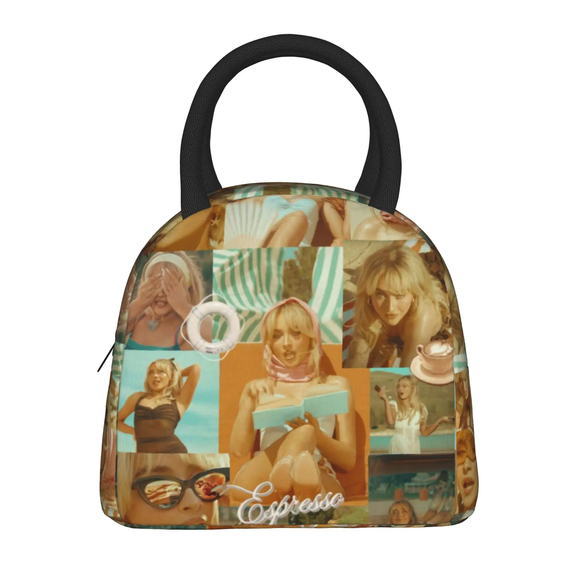 Sabrina Carpenter Thermal Insulated Lunch Bags for Work  Portable Food Container Bags Men Women Thermal Cooler Lunch Boxes