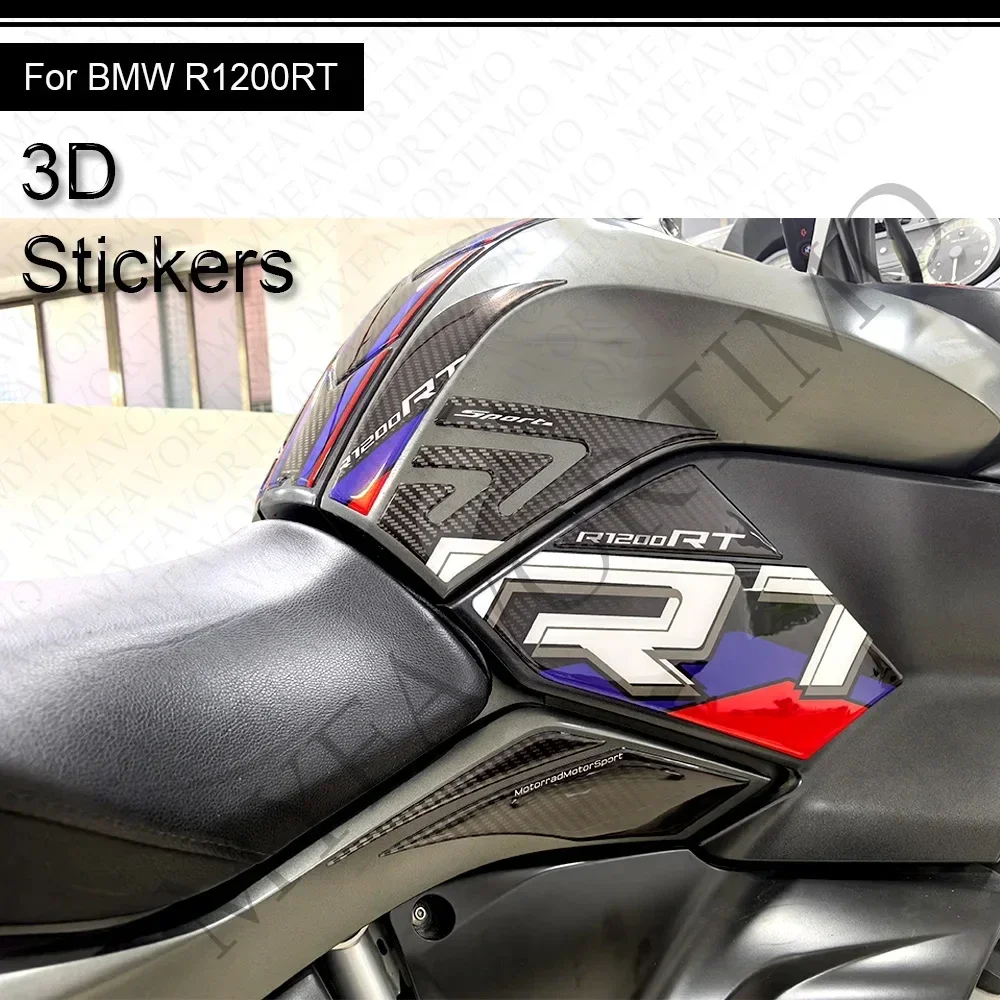 For BMW R1200RT Motorcycle Tank Pad Cap TankPad Gas Fuel Oil Kit Knee Stickers moto Decals Protector BMWR1200RT R1200 RT