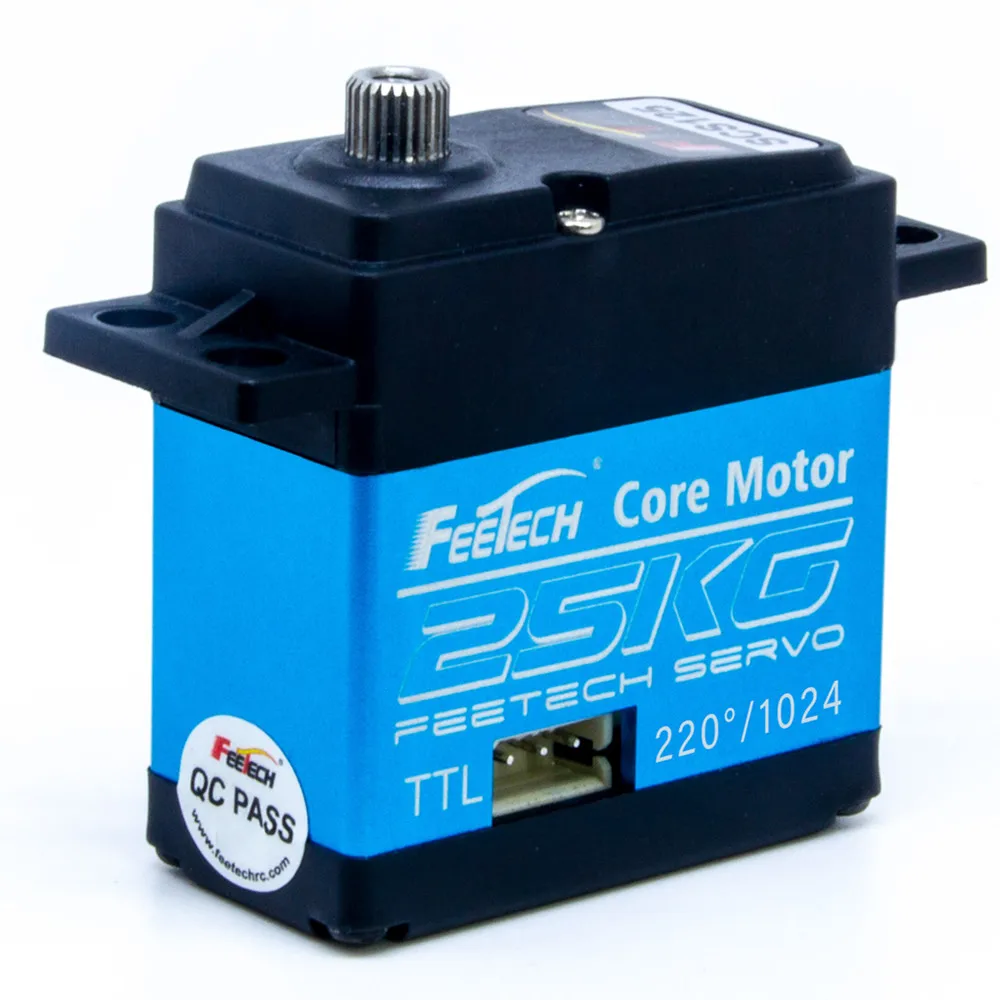 Feetech SCS125 Smart Servo Serial Digital Bus Servo 25KG 20kg.cm Alto Torque com 3 Portas para DIY Robot LX-224