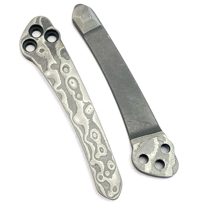 Custom Hand Made 6 Types Titanium Deep Carry Pocket Clip for Spyderco Knives, it's made of 6al-4v titanium