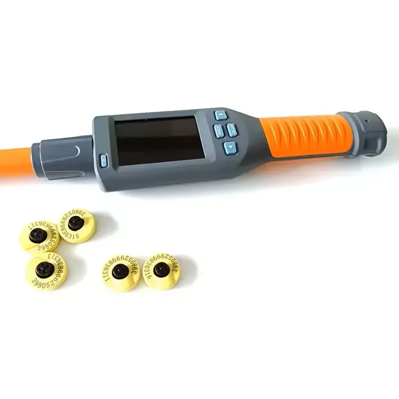 ECO-S01 يده عصا قارئ بلوتوث واجهة USB 1D 2D الباركود المسح الحيوان الحيوانات الأليفة تربية مصدر الضوء الأسهم!