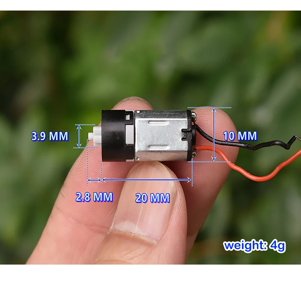 Mini 10MM Planetary Gear Motor Micro M20 Reducer Motor DC5V-6V 122RPM Silent Gear Motor High Torque Beauty Instrument Motor