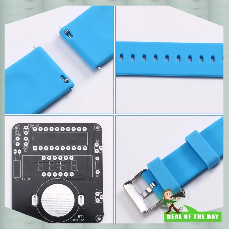 24-Hour Delivery Micro Controller Based DIY Clock Kit Soldering Practice Kit With 4 Digit LED Display For Electronic Beginners S